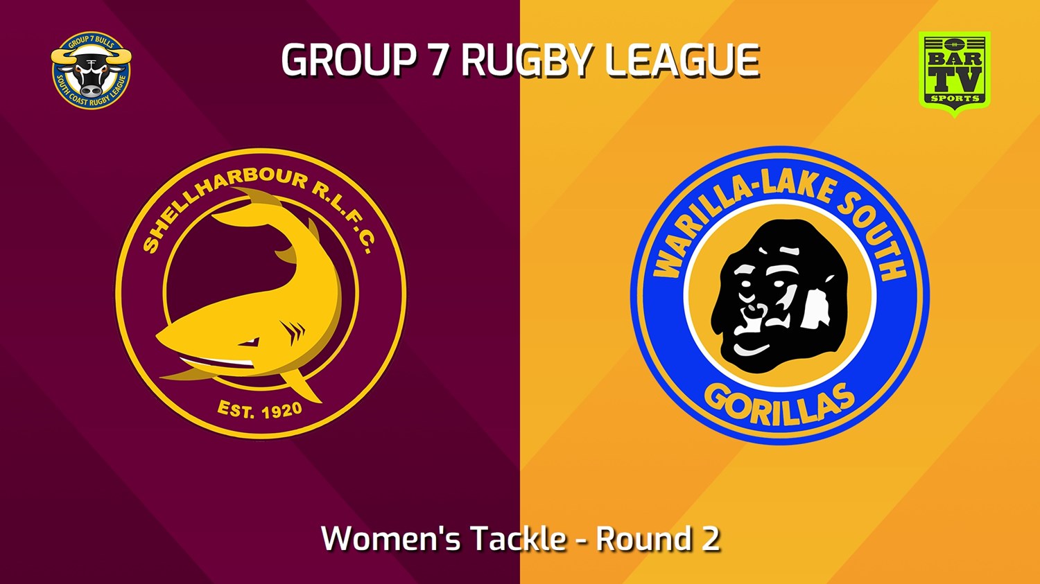 240616-video-South Coast Round 2 - Women's Tackle - Shellharbour Sharks v Warilla-Lake South Gorillas Slate Image