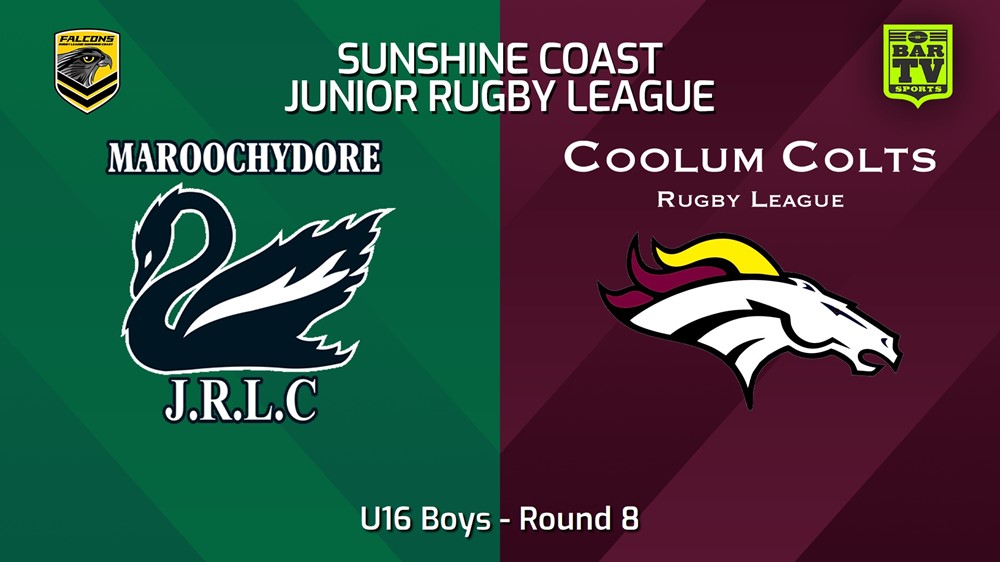 240524-video-Sunshine Coast Junior Rugby League Round 8 - U16 Boys - Maroochydore Swans JRL v Coolum Colts JRL Slate Image