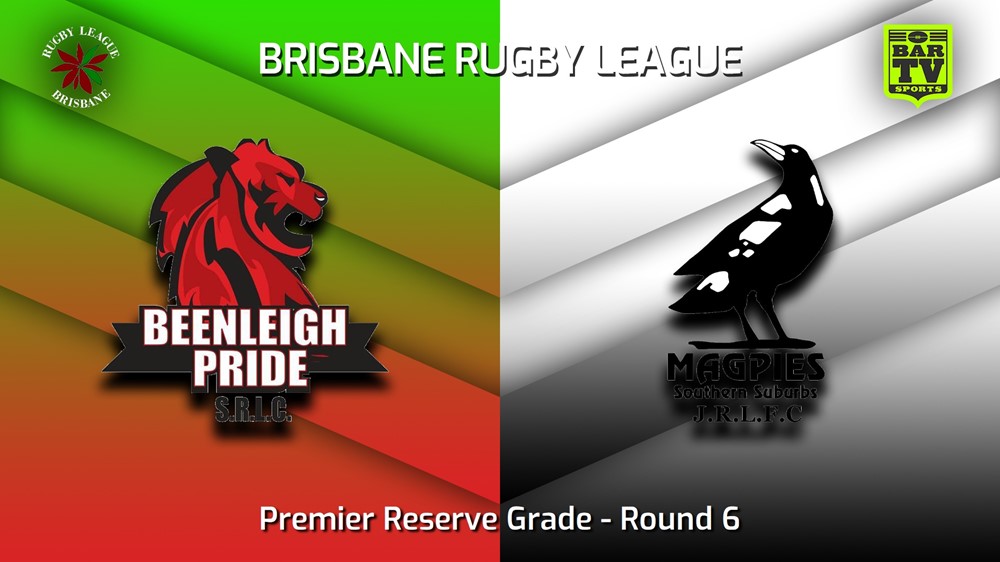 230506-BRL Round 6 - Premier Reserve Grade - Beenleigh Pride v Southern Suburbs Magpies Slate Image