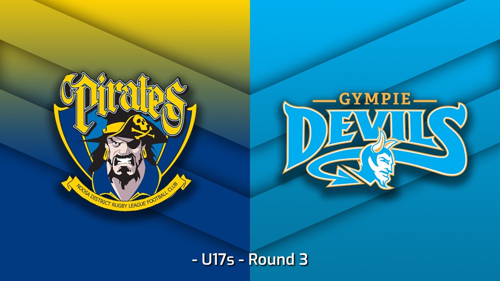 230422-Sunshine Coast Junior Rugby League U17s - Round 3 - Noosa Pirates v Gympie Devils Slate Image