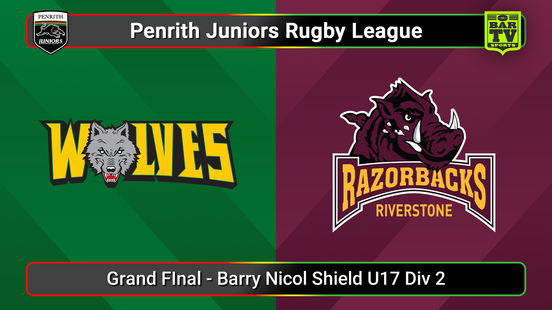 250914-video-Penrith & District Junior Rugby League Grand FInal - Barry Nicol Shield U17 Div 2 - Windsor Wolves v Riverstone Minigame Slate Image