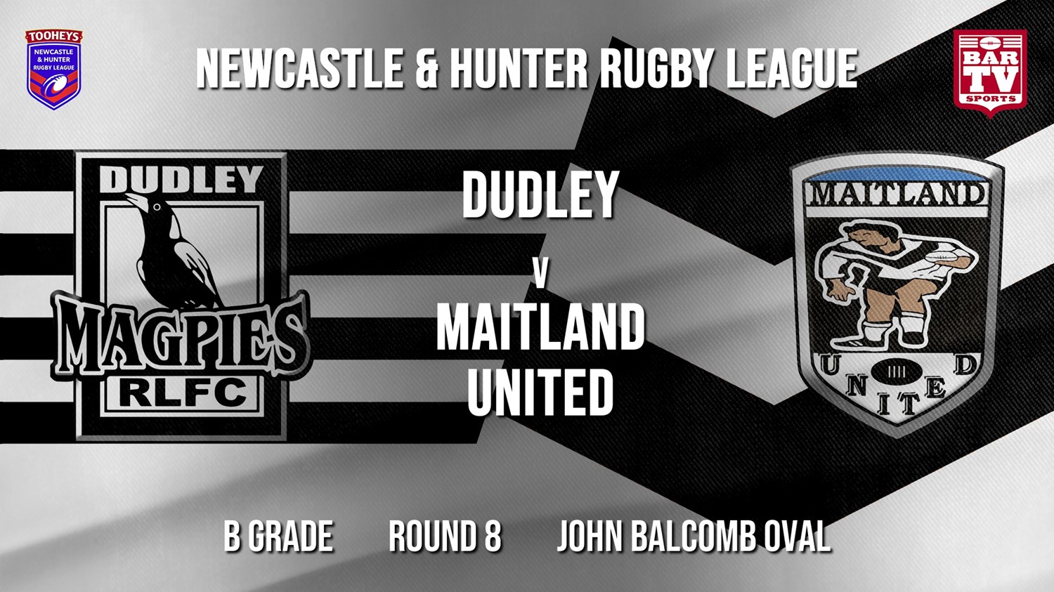 NHRL Round 8 - B Grade - Dudley Magpies v Maitland United Minigame Slate Image