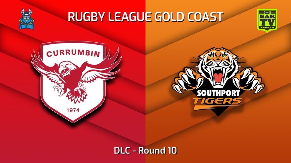 230702-Gold Coast Round 10 - DLC - Currumbin Eagles v Southport Tigers Slate Image