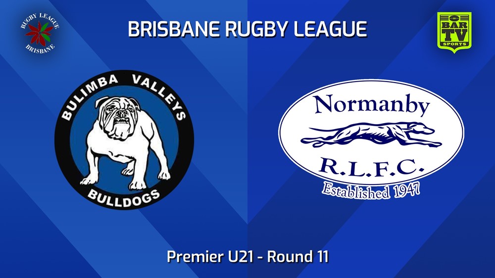 240622-video-BRL Round 11 - Premier U21 - Bulimba Valleys Bulldogs v Normanby Hounds Slate Image