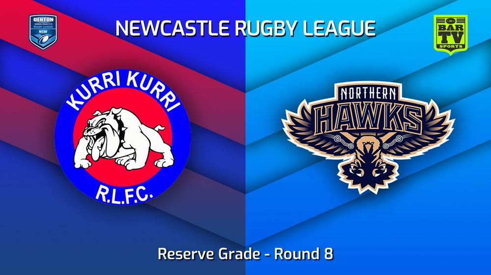 230520-Newcastle RL Round 8 - Reserve Grade - Kurri Kurri Bulldogs v Northern Hawks Slate Image