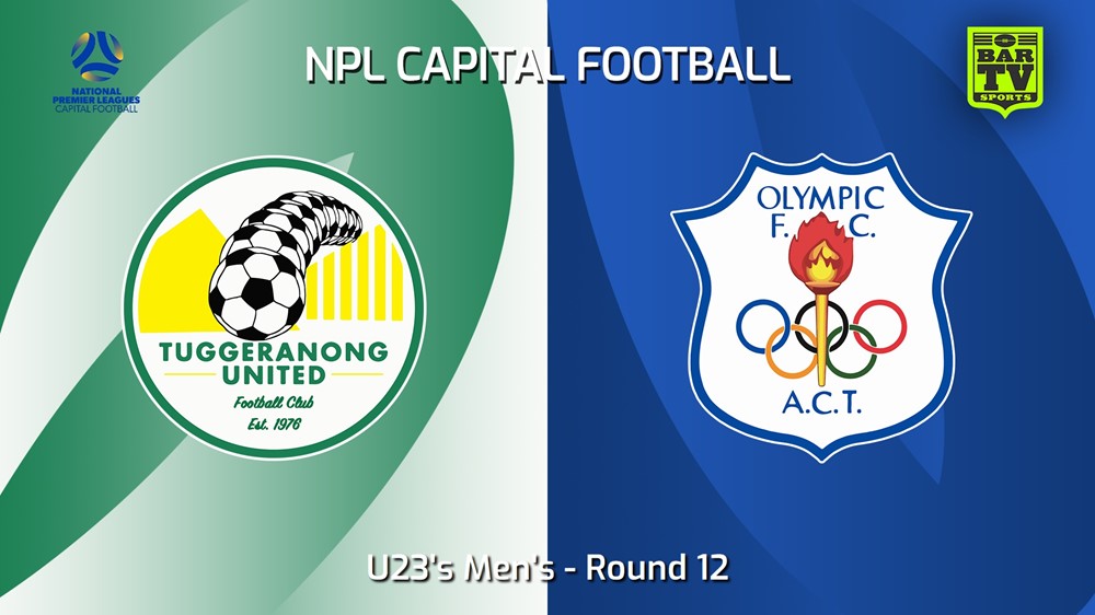 240623-video-Capital NPL U23 Round 12 - Tuggeranong United U23 v Canberra Olympic U23 Slate Image