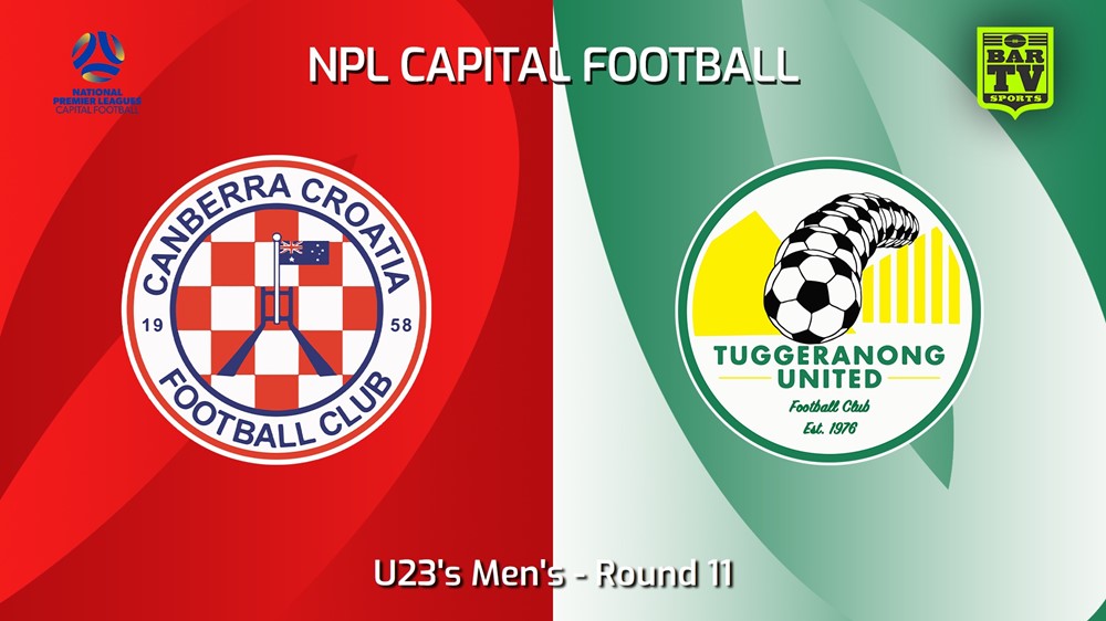 240616-video-Capital NPL U23 Round 11 - Canberra Croatia FC U23 v Tuggeranong United U23 Slate Image