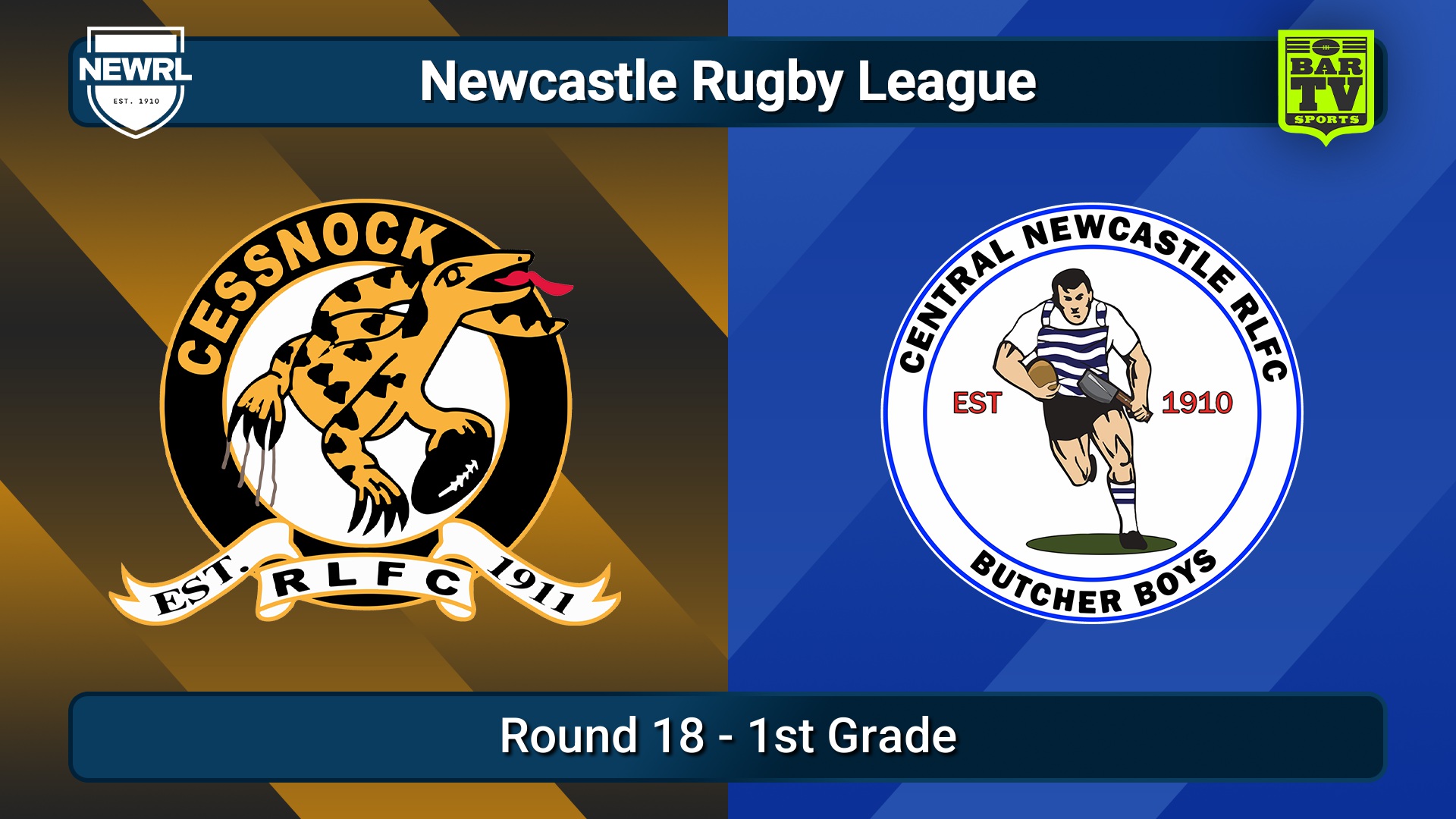 250823-video-Newcastle RL Round 18 - 1st Grade - Cessnock Goannas v Central Newcastle Slate Image