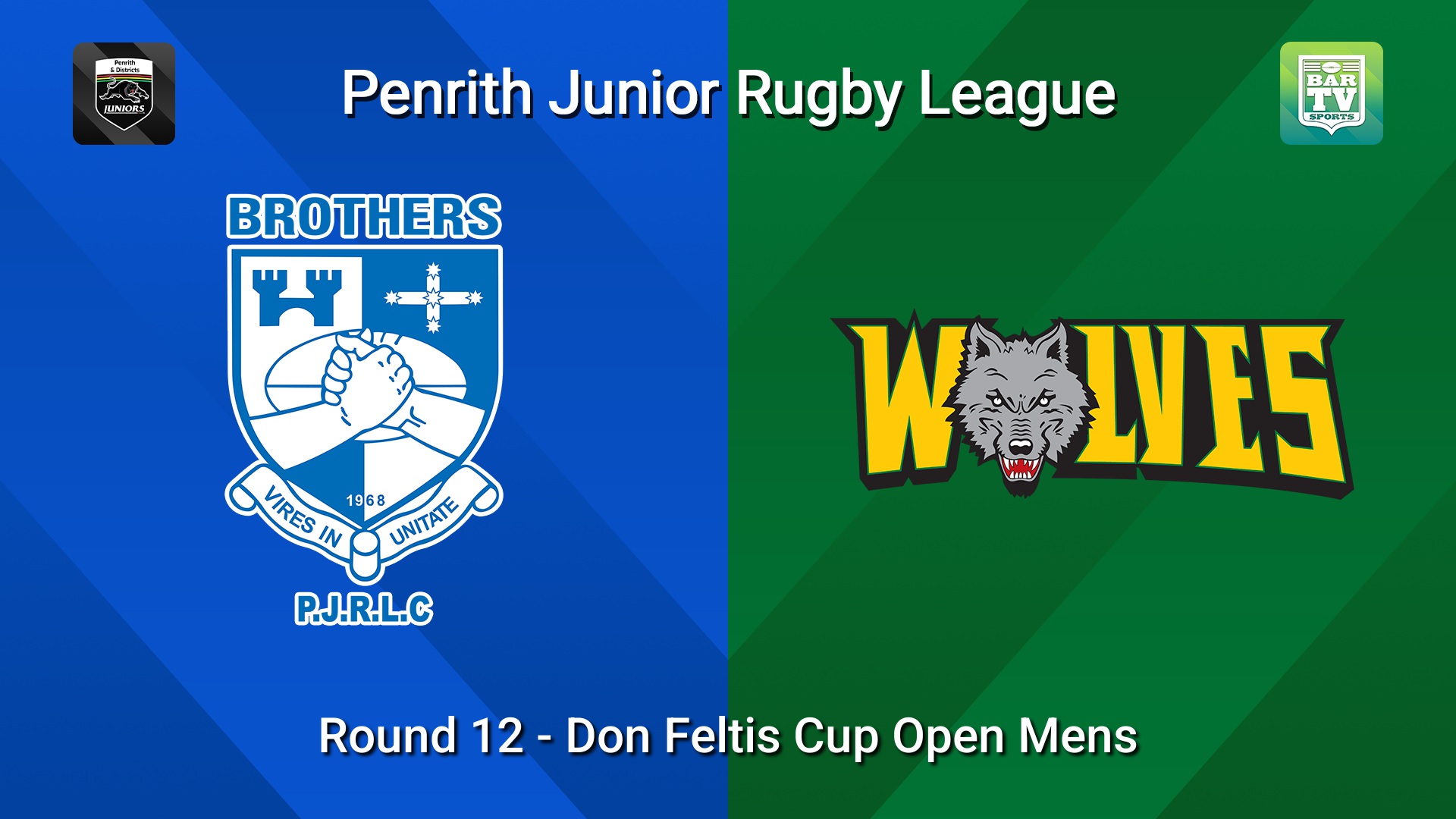 260719-video-Penrith & District Junior Rugby League Round 12 - Don Feltis Cup Open Mens - Brothers v Windsor Wolves Slate Image