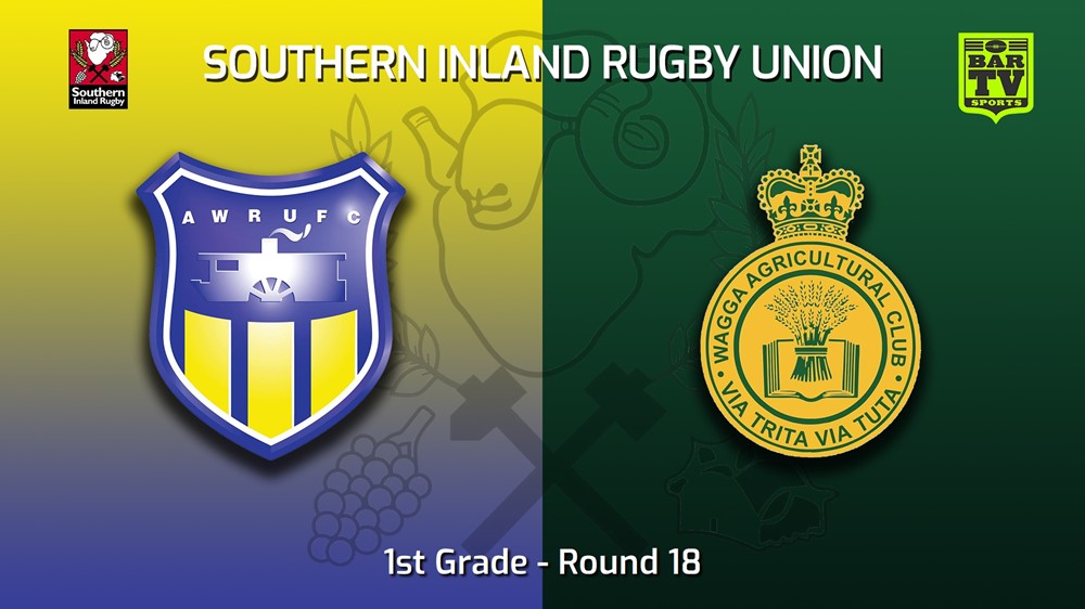 220813-Southern Inland Rugby Union Round 18 - 1st Grade - Albury Steamers v Wagga Agricultural College Slate Image