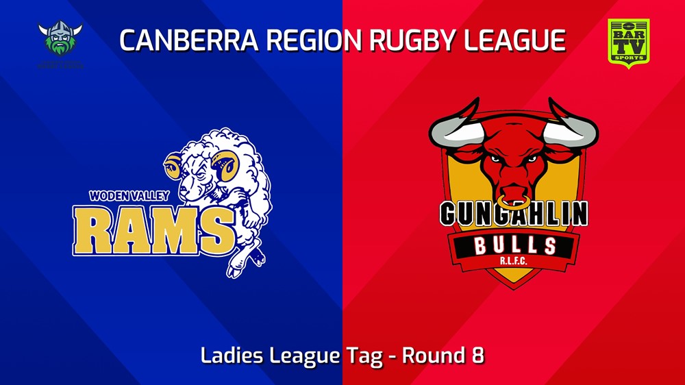 240525-video-Canberra Round 8 - Ladies League Tag - Woden Valley Rams v Gungahlin Bulls Slate Image