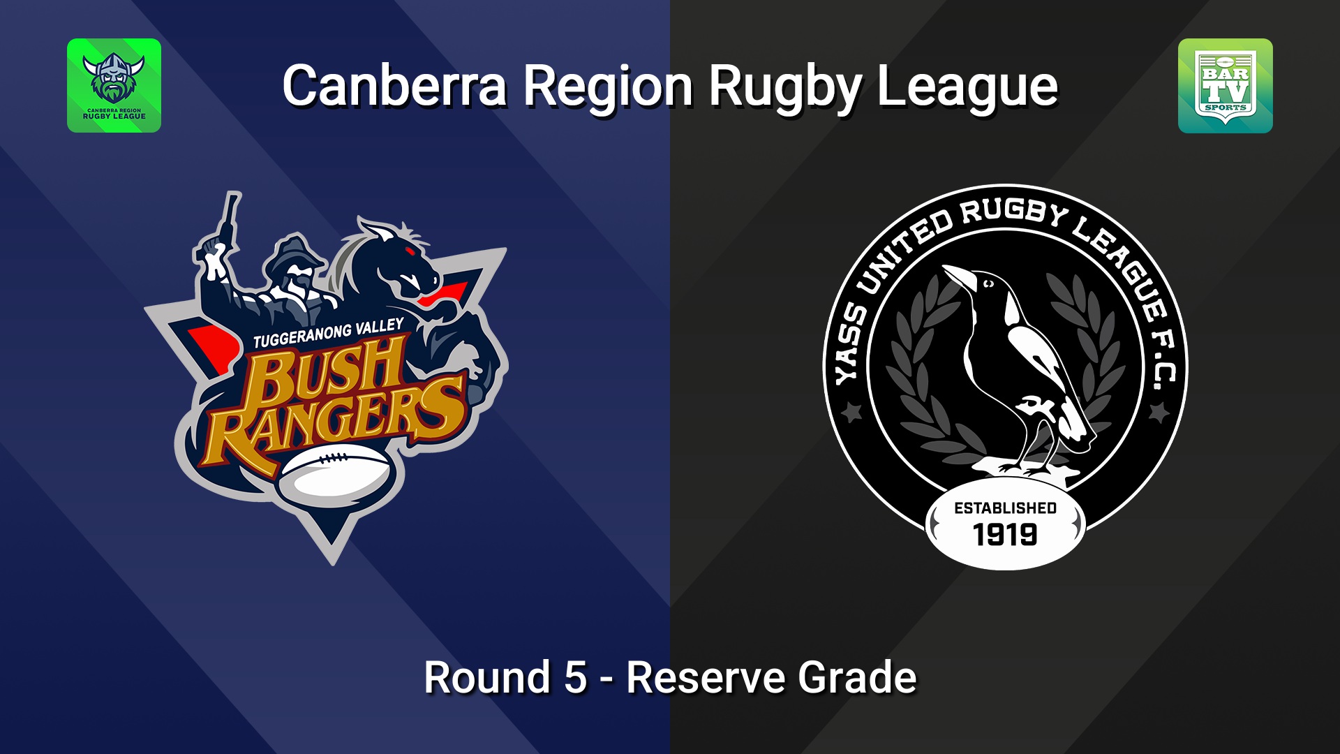 260516-video-Canberra Round 5 - Reserve Grade - Tuggeranong Bushrangers v Yass Magpies Slate Image
