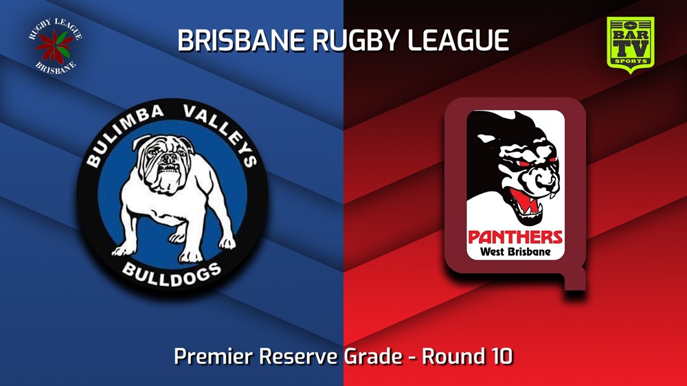 230603-BRL Round 10 - Premier Reserve Grade - Bulimba Valleys Bulldogs v West Brisbane Panthers Slate Image