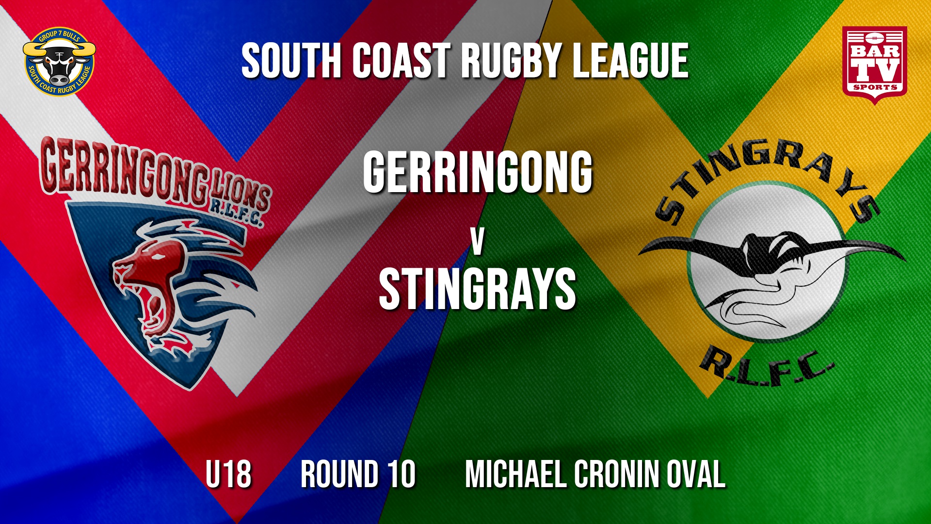 Group 7 RL Round 10 - U18 - Gerringong v Stingrays of Shellharbour Slate Image