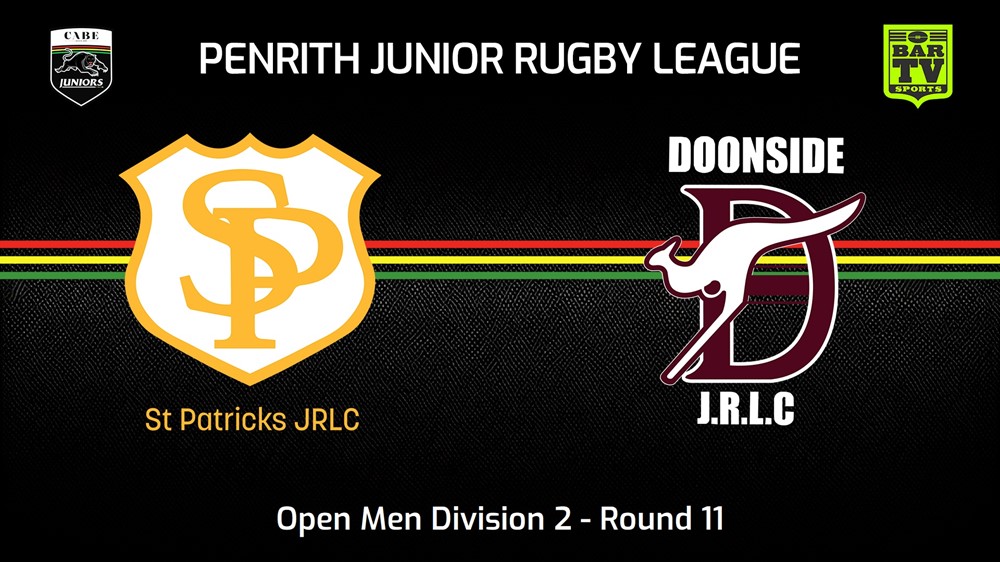 240629-video-Penrith & District Junior Rugby League Round 11 - Open Men Division 2 - St Patricks v Doonside Slate Image