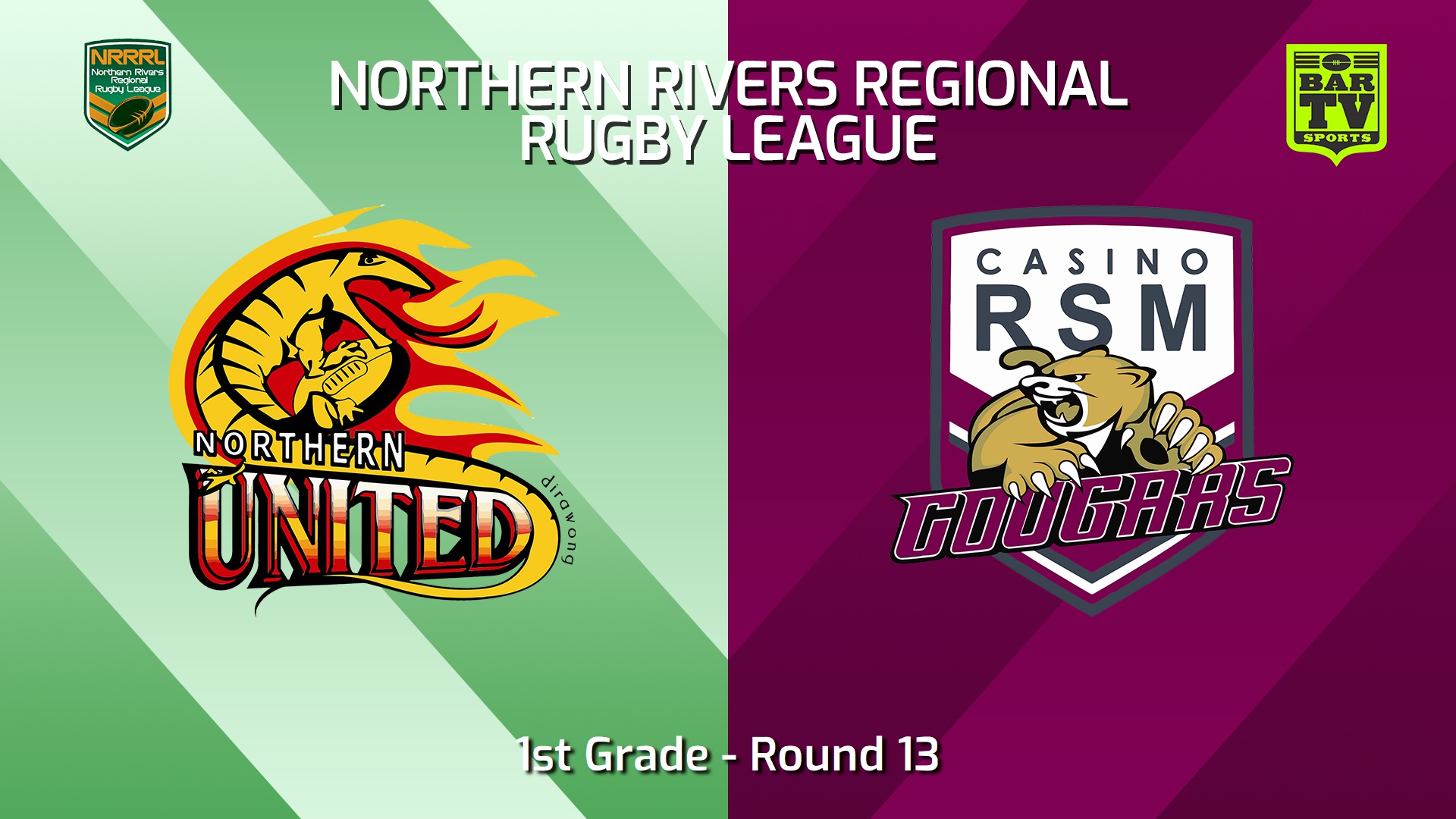 Northern Rivers Round 13 1st Grade Northern United v Casino RSM Cougars
