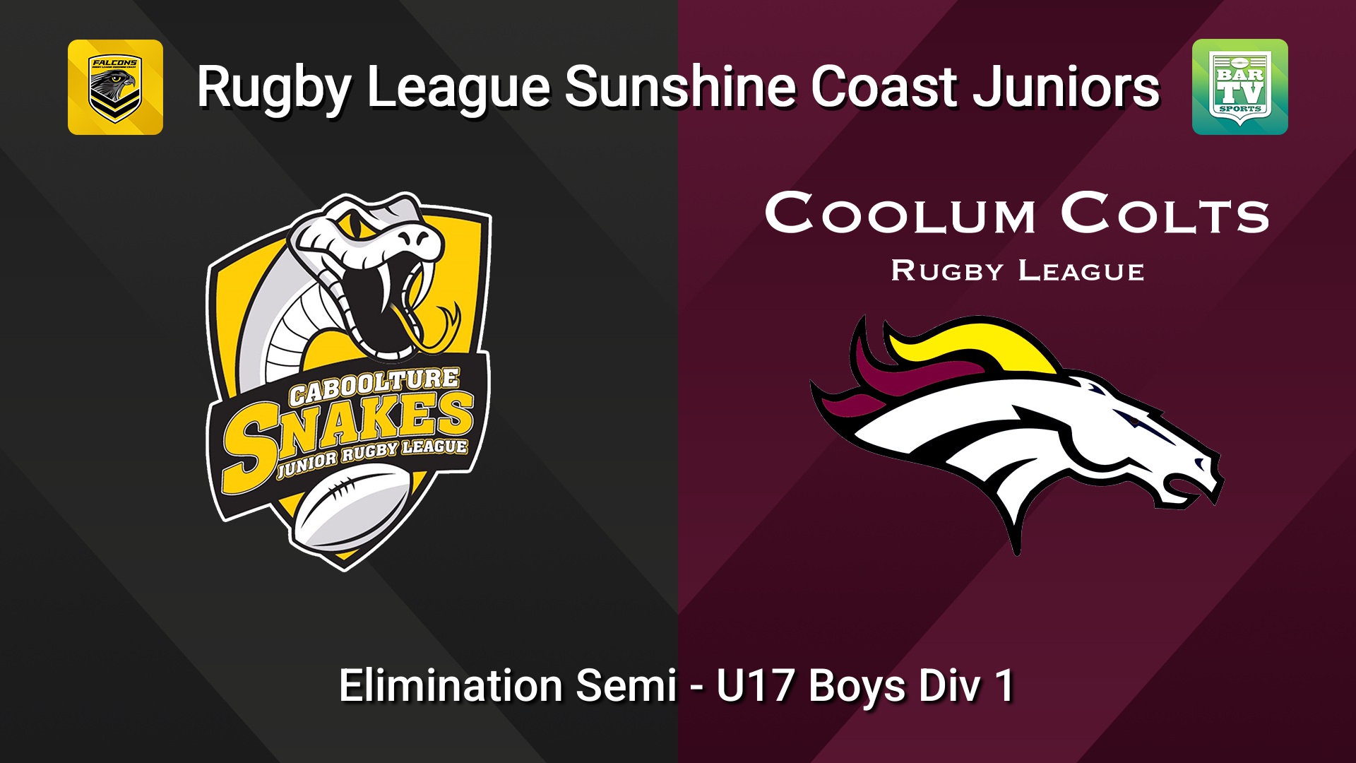 260822-video-Sunshine Coast Junior Rugby League Elimination Semi - U17 Boys Div 1 - Caboolture Snakes JRL v Coolum Colts JRL Slate Image