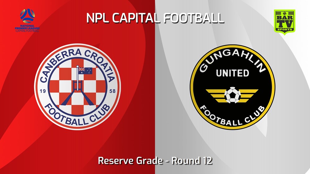 240623-video-NPL Women - Reserve Grade - Capital Football Round 12 - Canberra Croatia FC W v Gungahlin United FC W Minigame Slate Image