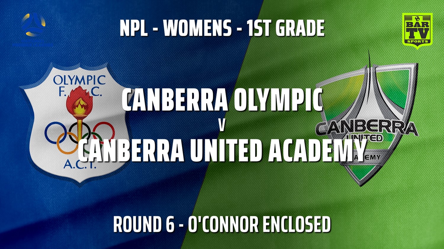 210516-NPLW - Capital Round 6 - Canberra Olympic FC (women) v Canberra United Academy Minigame Slate Image