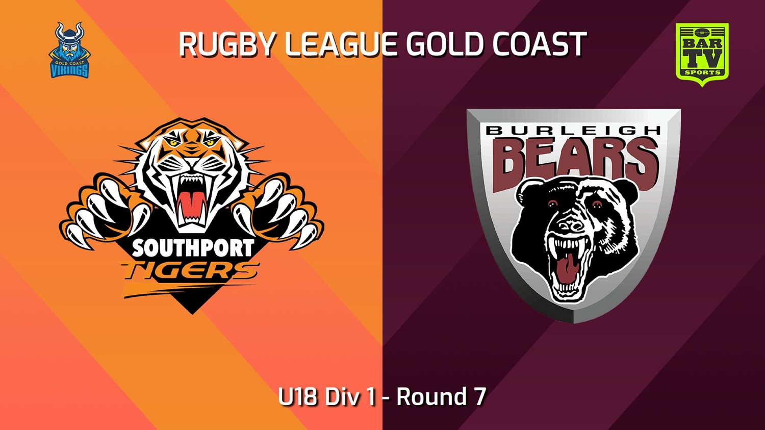 240609-video-Gold Coast Round 7 - U18 Div 1 - Southport Tigers v Burleigh Bears Slate Image