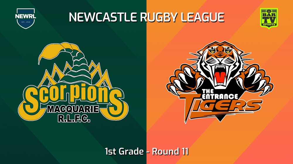 240630-video-Newcastle RL Round 11 - 1st Grade - Macquarie Scorpions v The Entrance Tigers Minigame Slate Image