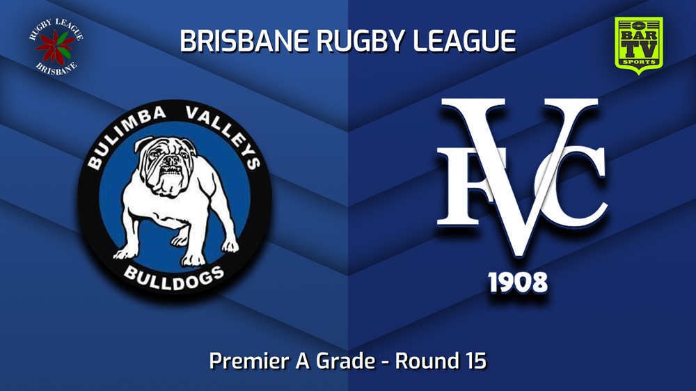 230715-BRL Round 15 - Premier A Grade - Bulimba Valleys Bulldogs v Valleys Diehards Slate Image