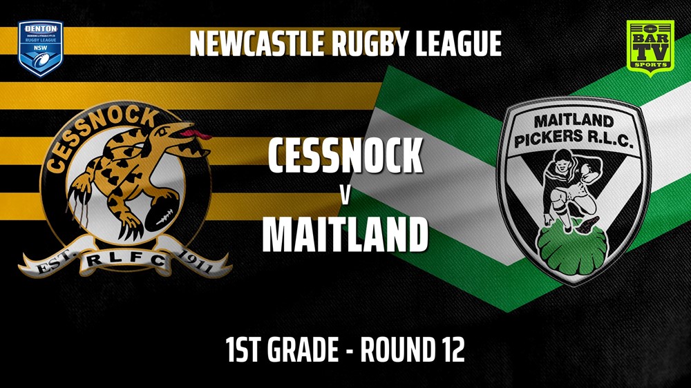 210619-Newcastle Round 12 - 1st Grade - Cessnock Goannas v Maitland Pickers Slate Image