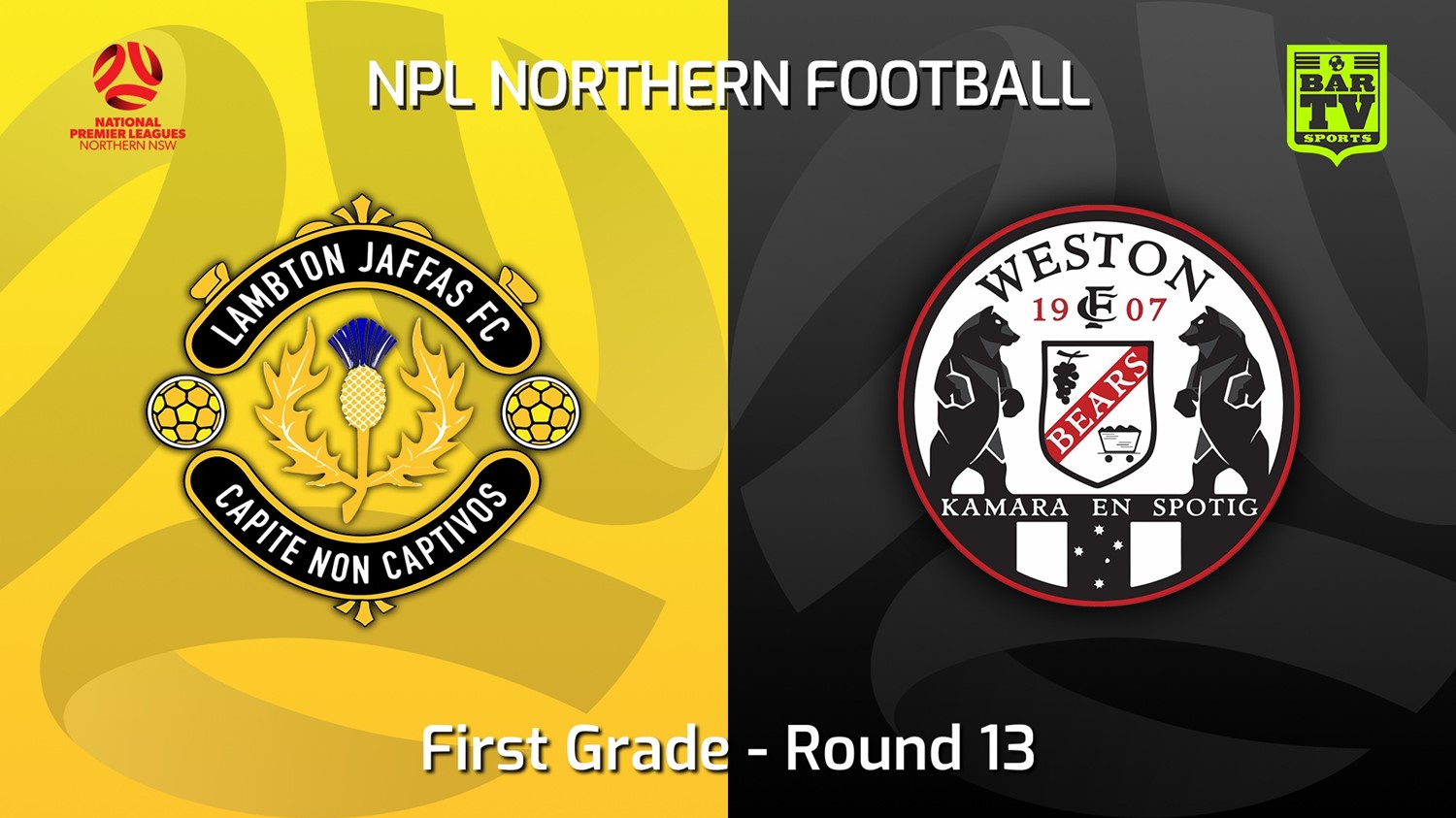 220604-NNSW NPLM Round 13 - Lambton Jaffas FC v Weston Workers FC Minigame Slate Image