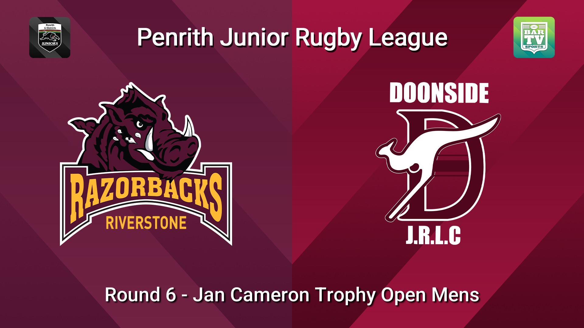 260517-video-Penrith & District Junior Rugby League Round 6 - Jan Cameron Trophy Open Mens - Riverstone v Doonside Slate Image