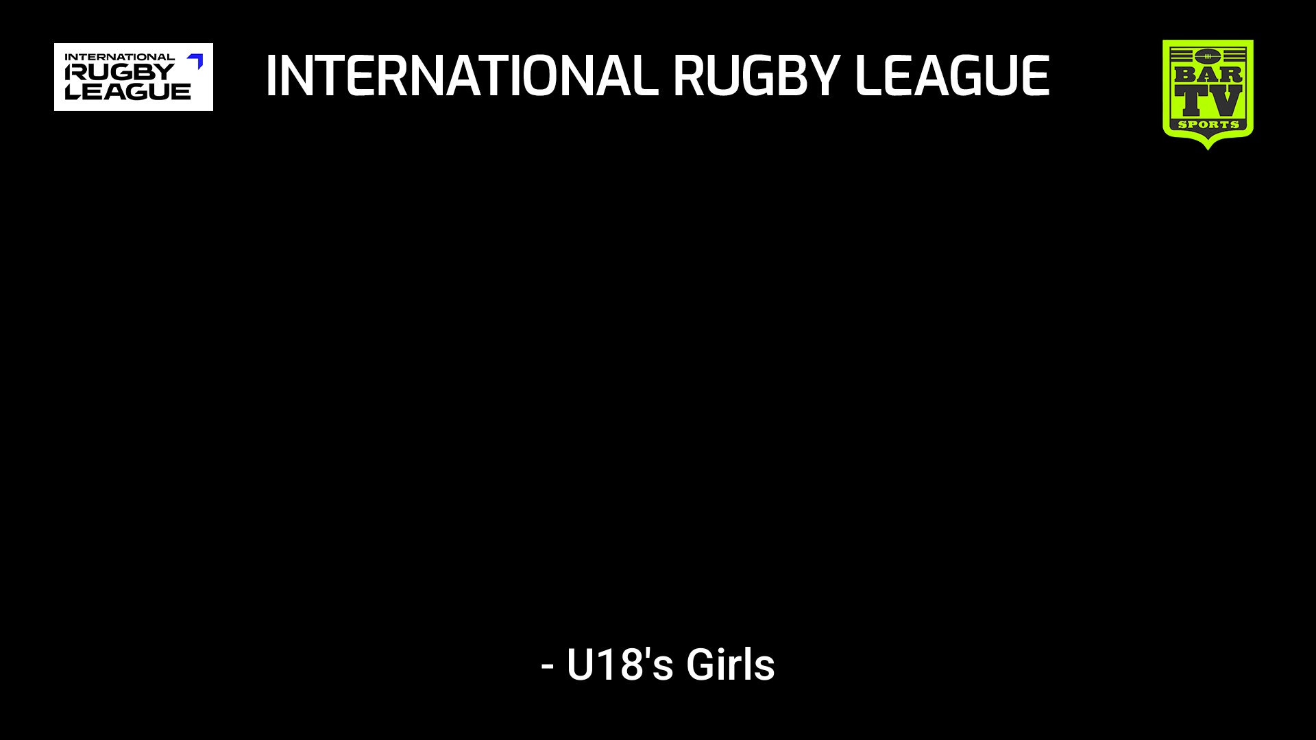 260927-video-International RL U18's Girls - Samoa Rugby League v Lebanese Cedars Slate Image