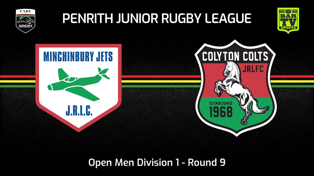 240616-video-Penrith & District Junior Rugby League Round 9 - Open Men Division 1 - Minchinbury v Colyton Colts Slate Image