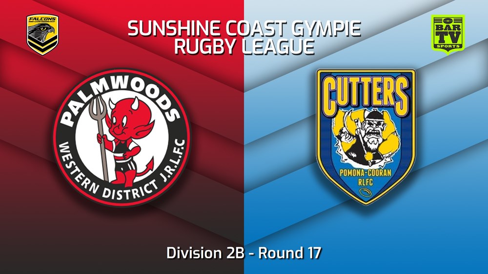 220813-Sunshine Coast RL Round 17 - Division 2B - Palmwoods Devils v Pomona Cooran Cutters Slate Image