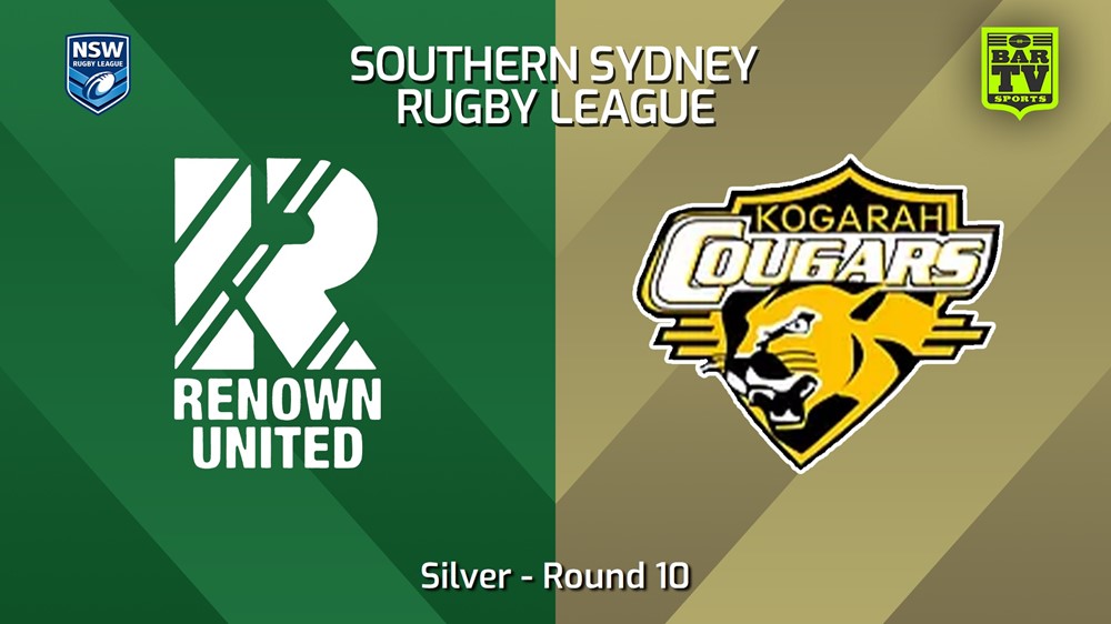 240629-video-S. Sydney Open Round 10 - Silver - Renown United v Kogarah Cougars Slate Image