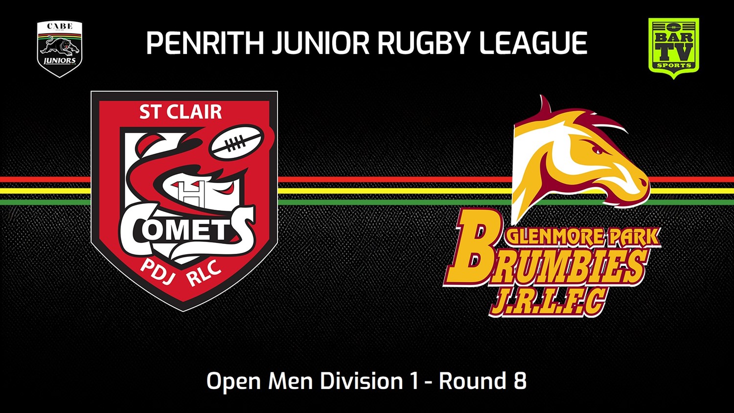 240602-video-Penrith & District Junior Rugby League Round 8 - Open Men Division 1 - St Clair v Glenmore Park Brumbies Slate Image