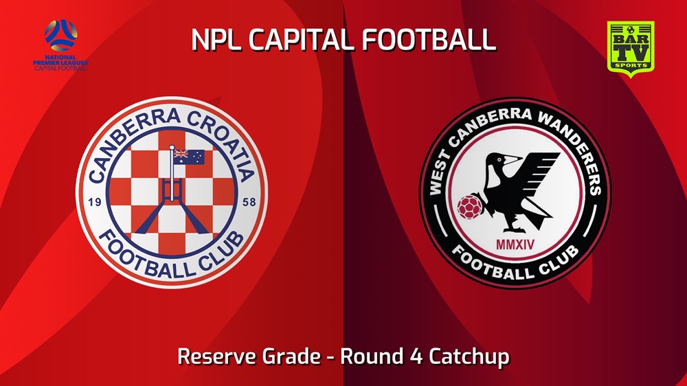 240619-video-NPL Women - Reserve Grade - Capital Football Round 4 Catchup - Canberra Croatia FC W v West Canberra Wanderers FC W Slate Image