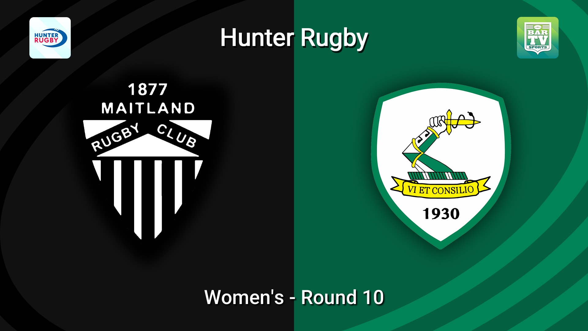 260627-video-Hunter Rugby Round 10 - Women's - Maitland v Merewether Carlton Slate Image