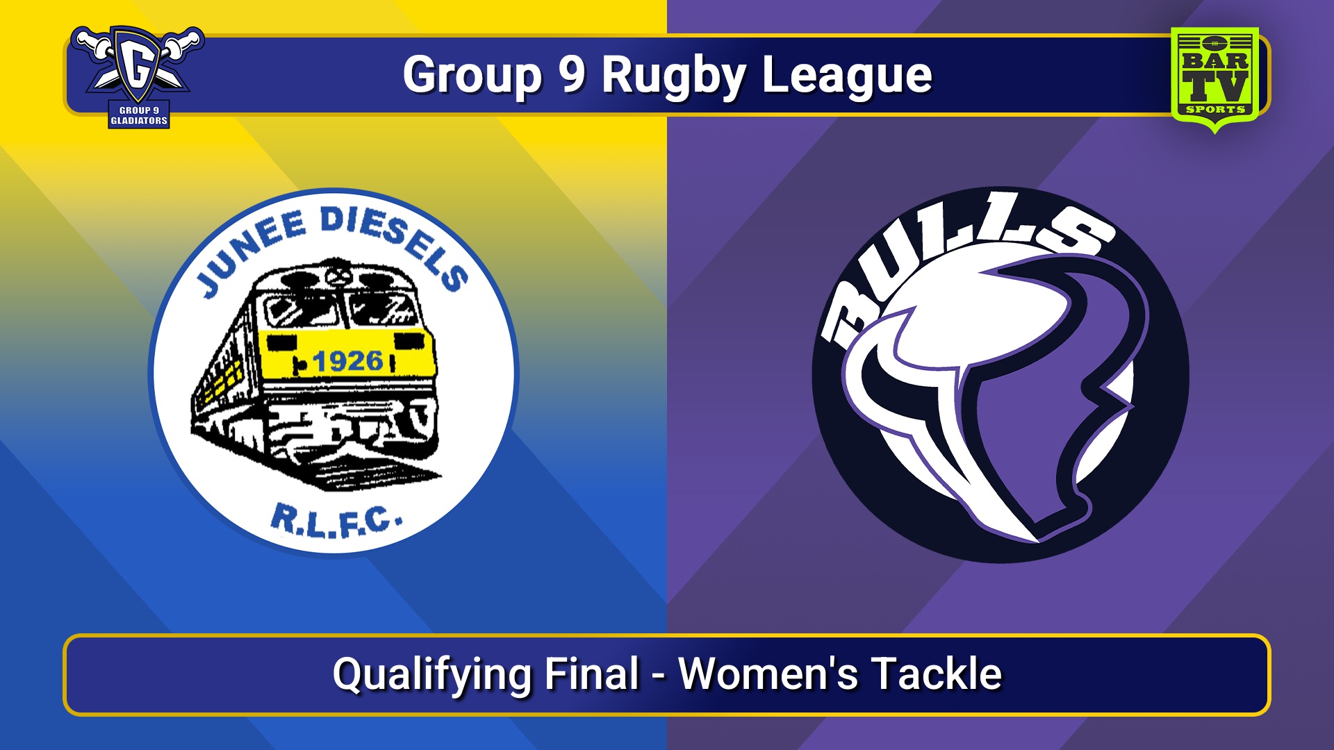 250831-video-Group 9 RL Qualifying Final - Women's Tackle - Junee Diesels v South City Bulls Minigame Slate Image
