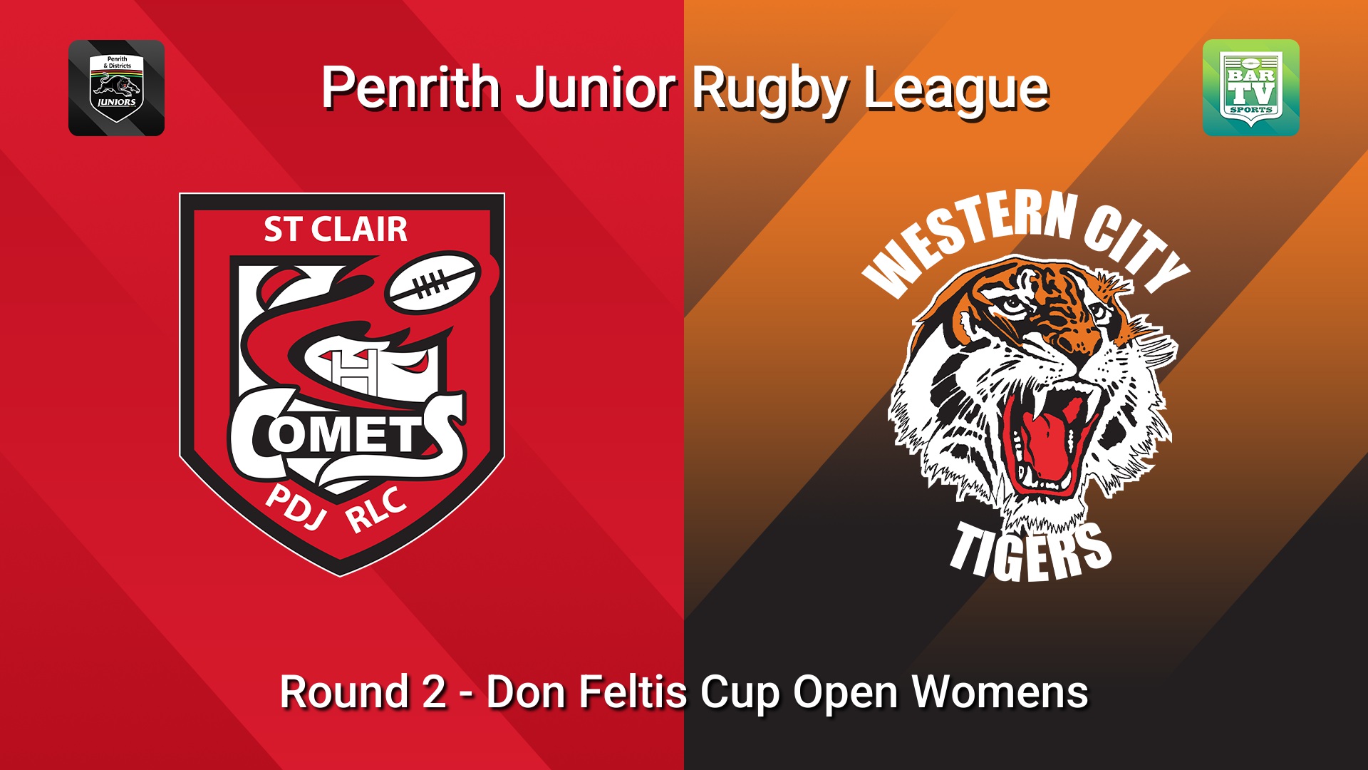 260419-video-Penrith & District Junior Rugby League Round 2 - Don Feltis Cup Open Womens - St Clair v Western City Tigers Slate Image