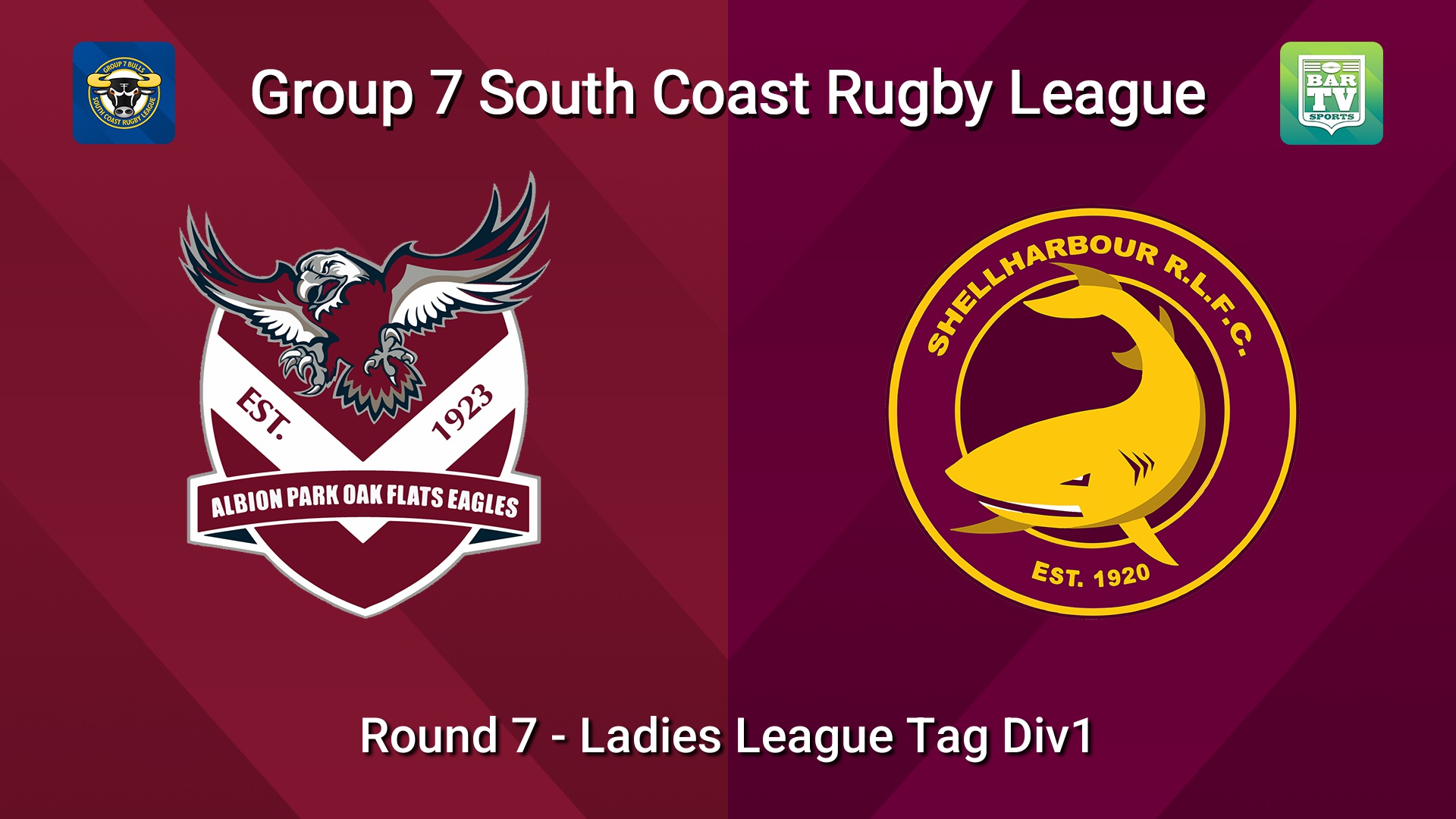 260530-video-South Coast Round 7 - Ladies League Tag Div1 - Albion Park Oak Flats v Shellharbour Sharks Slate Image