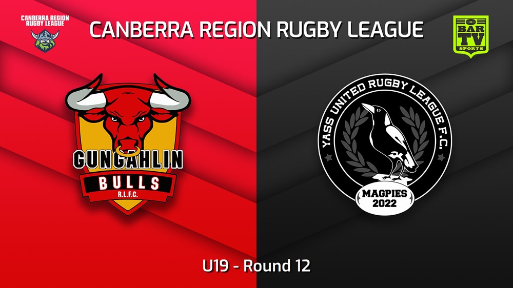 230708-Canberra Round 12 - U19 - Gungahlin Bulls v Yass Magpies Slate Image