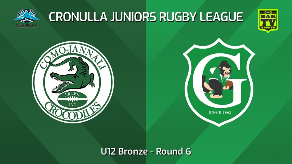 240525-video-Cronulla Juniors Round 6 - U12 Bronze - Como Jannali Crocodiles v Gymea Gorillas Slate Image