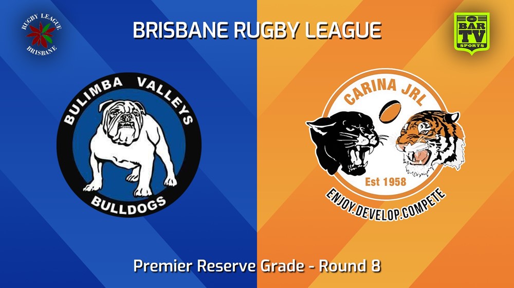 240601-video-BRL Round 8 - Premier Reserve Grade - Bulimba Valleys Bulldogs v Carina Juniors Slate Image