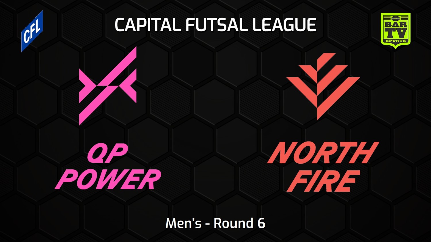 221204-Capital Football Futsal Round 6 - Men's - Queanbeyan-Palerang Power v North Canberra Fire Minigame Slate Image