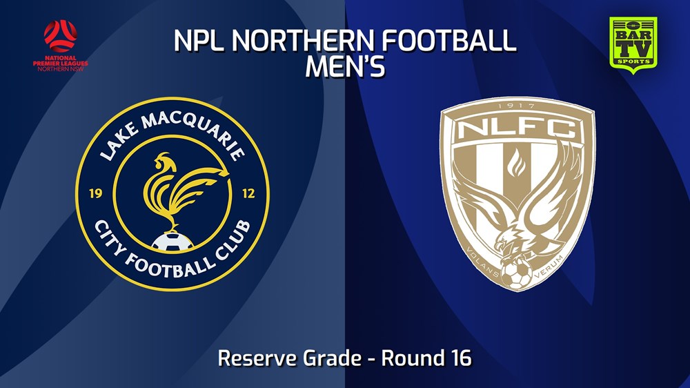 240622-video-NNSW NPLM Res Round 16 - Lake Macquarie City FC Res v New Lambton FC Res Minigame Slate Image