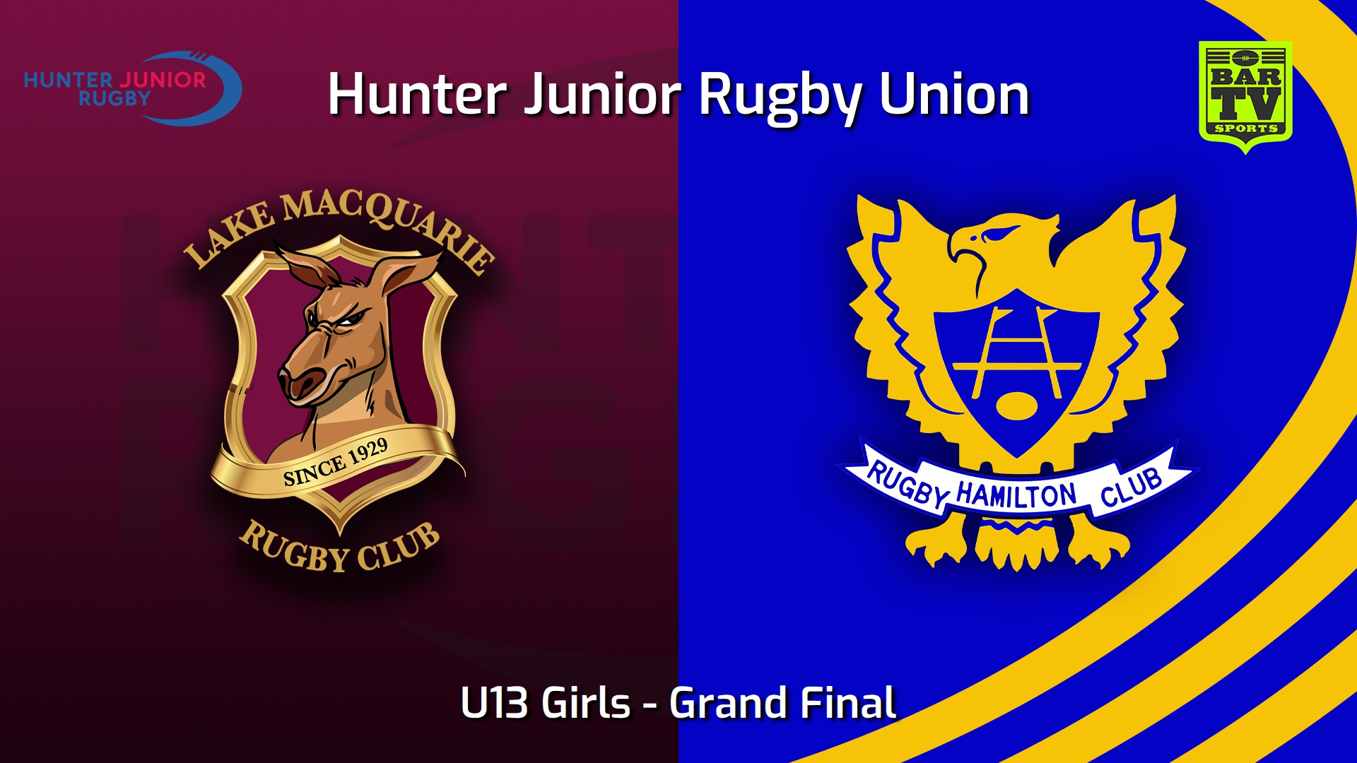 250919-video-Hunter Junior Rugby Union Grand Final - U13 Girls - Lake Macquarie v Hamilton Hawks Minigame Slate Image