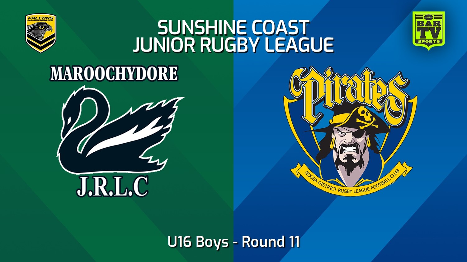 240614-video-Sunshine Coast Junior Rugby League Round 11 - U16 Boys - Maroochydore Swans JRL v Noosa Pirates JRL Slate Image