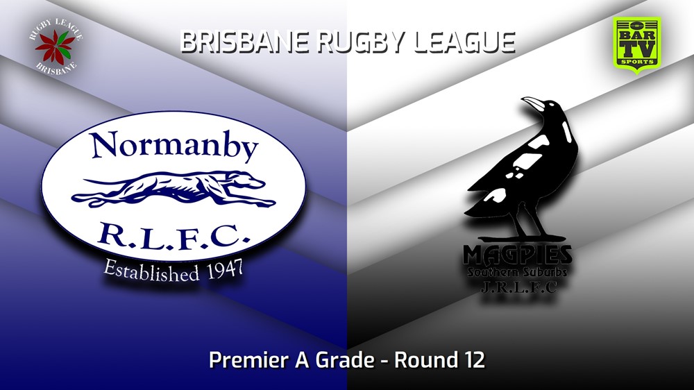 230624-BRL Round 12 - Premier A Grade - Normanby Hounds v Southern Suburbs Magpies Slate Image