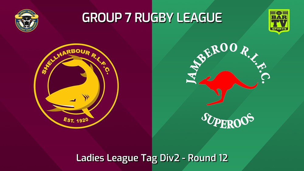 240630-video-South Coast Round 12 - Ladies League Tag Div2 - Shellharbour Sharks v Jamberoo Superoos Slate Image