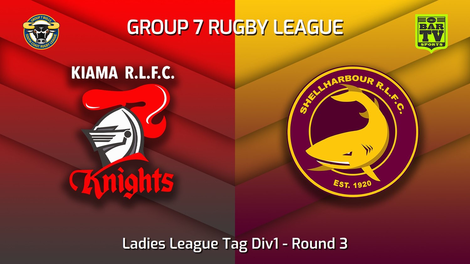 230416-South Coast Round 3 - Ladies League Tag Div1 - Kiama Knights v Shellharbour Sharks Slate Image