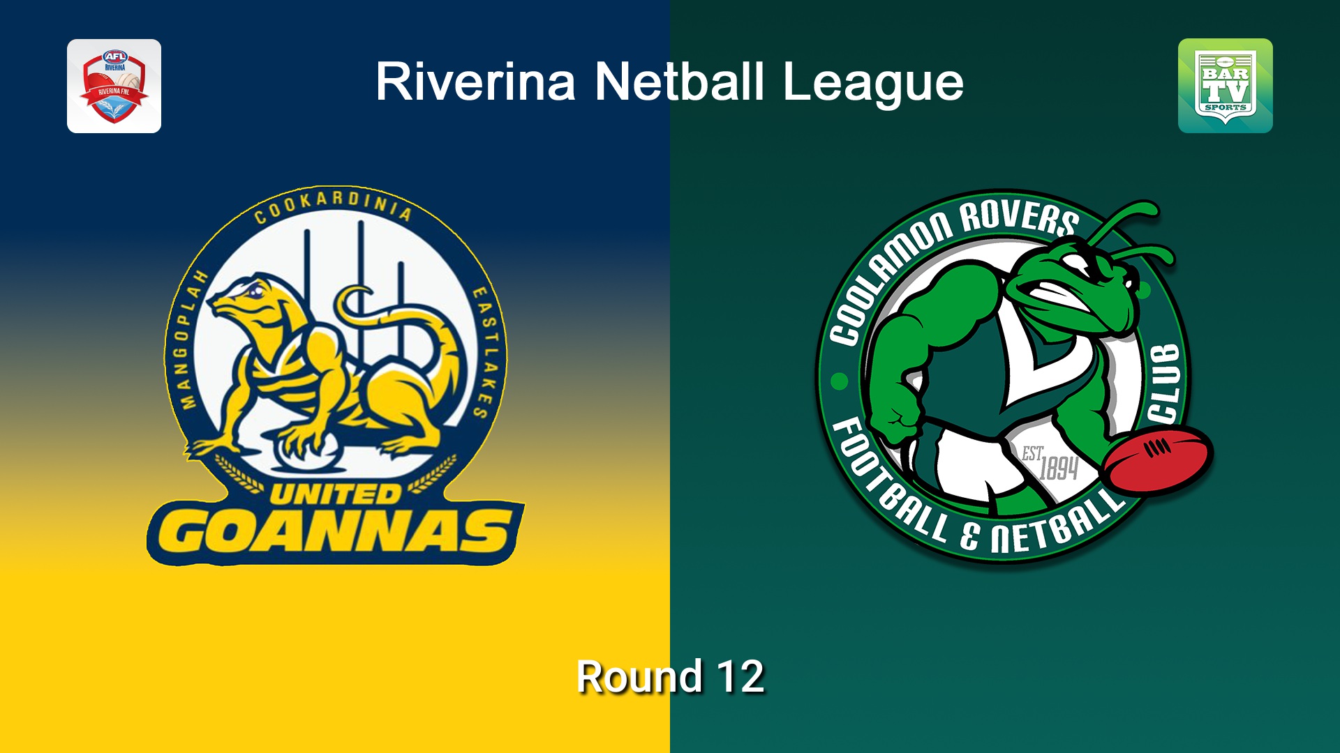 260705-video-Riverina Netball League Round 12 - A Grade - MCUE Goannas v Coolamon Rovers Slate Image